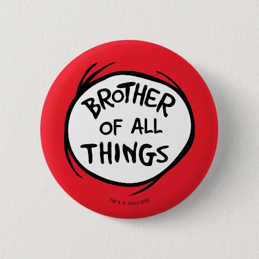 Sache eins zwei - Bruder von allen Dingen Button (Vorderseite)