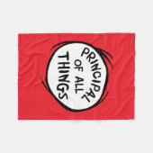 Sache eins zwei - das Prinzip aller Dinge Fleecedecke (Vorderseite (Horizontal))