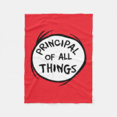 Sache eins zwei - das Prinzip aller Dinge Fleecedecke (Vorderseite)