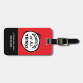 Sache eins zwei - das Prinzip aller Dinge Gepäckanhänger (Vorderseite horizontal)