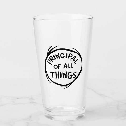 Sache eins zwei - das Prinzip aller Dinge Glas (Vorderseite)