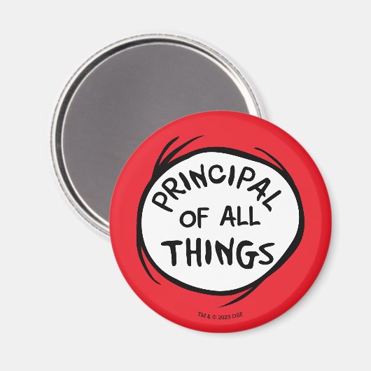 Sache eins zwei - das Prinzip aller Dinge Magnet (Vorderseite/Rückseite)