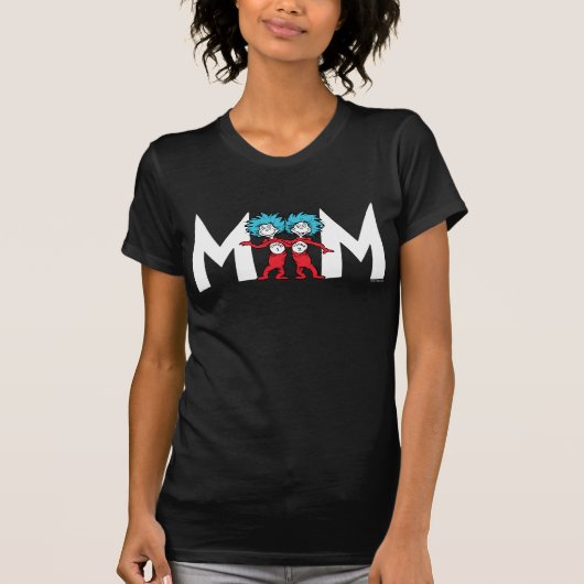 Sache eins zwei | Mama von Twins T-Shirt (Vorderseite)