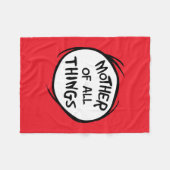 Sache eins zwei - Mutter aller Dinge Fleecedecke (Vorderseite (Horizontal))