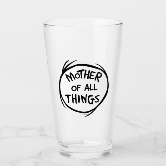 Sache eins zwei - Mutter aller Dinge Glas (Vorderseite)