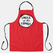 Sache eins zwei - Onkel von allem Schürze (Vorderseite)