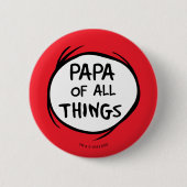 Sache eins zwei - Papa von allen Sachen Button (Vorderseite)