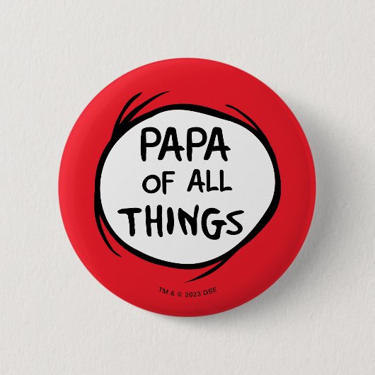 Sache eins zwei - Papa von allen Sachen Button (Vorderseite)