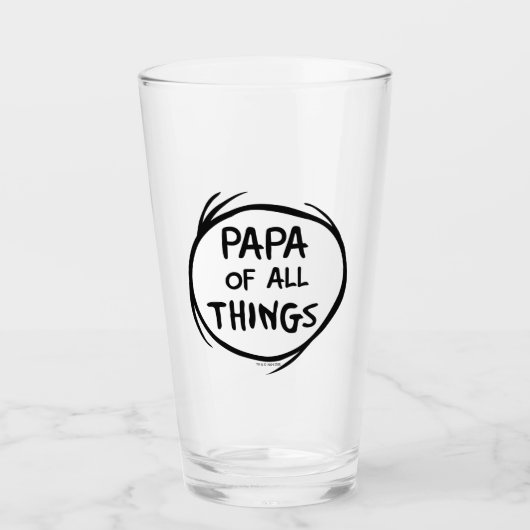 Sache eins zwei - Papa von allen Sachen Glas (Vorderseite)