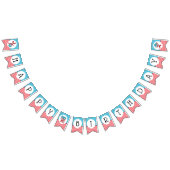 Sache eins zwei | Twins Birthday Wimpelkette (Alle)