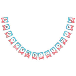 Sache eins zwei | Twins Birthday Wimpelkette