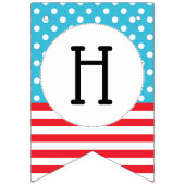 Sache eins zwei | Twins Birthday Wimpelkette (Zweite Fahne)