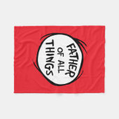 Sache eins zwei - Vater aller Dinge Fleecedecke (Vorderseite (Horizontal))