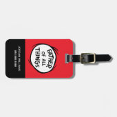 Sache eins zwei - Vater aller Dinge Gepäckanhänger (Vorderseite horizontal)