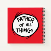 Sache eins zwei - Vater aller Dinge Notizblock (Rückseite)