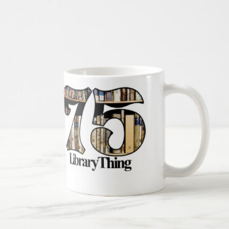 Sache-Tasse der Bibliotheks-75ers - kein Text Kaffeetasse
