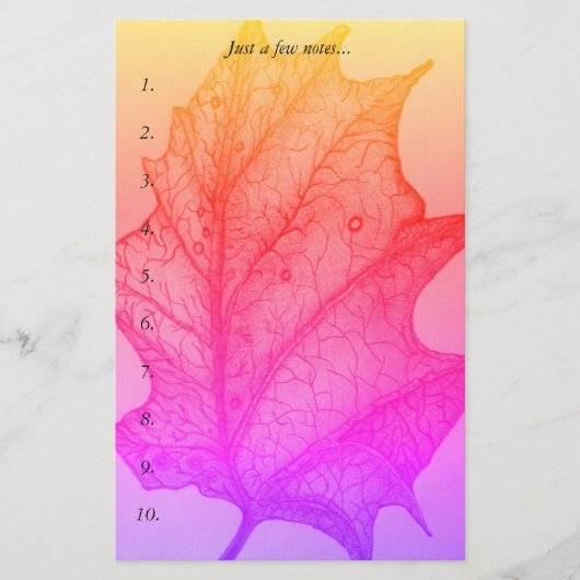 Sachen, die getan brauchen briefpapier (Vorderseite)