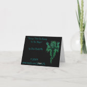 Sachen, die Stoß in der Nacht gehen Karte (Rückseite)