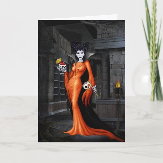 Sachen, die Stoß in der Nachthalloween-Karte gehen Karte (Vorderseite)