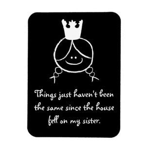 Sachen gerade sind nicht die selben… Vinylmagnet Magnet