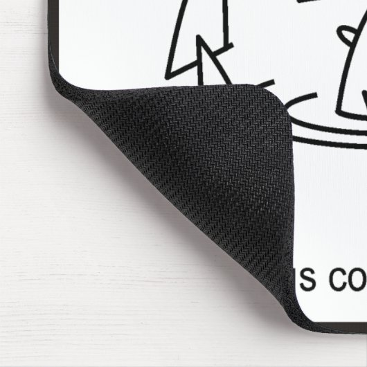 Sachen konnten schlechter sein mousepad (Ecke)