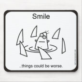 Sachen konnten schlechter sein mousepad (Vorne)