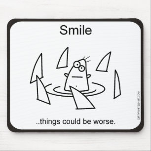 Sachen konnten schlechter sein mousepad