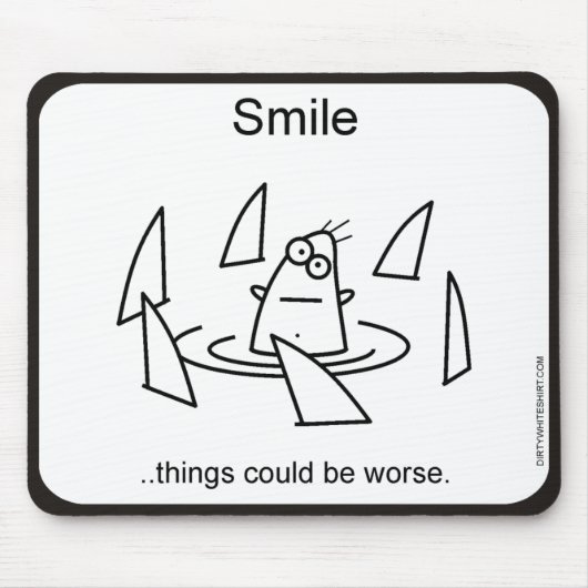 Sachen konnten schlechter sein mousepad (Vorne)