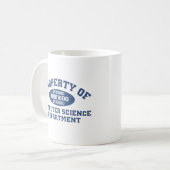 Sachgebiet Informatik (blau) Kaffeetasse (Vorderseite Links)