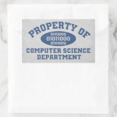 Sachgebiet Informatik Rechteckiger Aufkleber (Tasche)