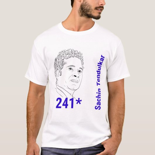 Sachin Tendulkar 241 T-Shirt (Vorderseite)