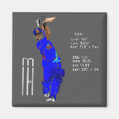 Sachin Tendulkar Kühlschrankmagnet (Vorne)