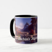Sachins Morgentea Tasse (Vorderseite Links)