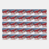 Sachs Bridge/Greyhounds mit Weihnachtswrap Geschenkpapier Set (Vorderseite 3)