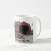 Sachs Covered Bridge bei Gettysburg PA Kaffeetasse (VorderseiteRechts)