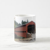 Sachs Covered Bridge bei Gettysburg PA Kaffeetasse (Mittel)