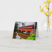 Sachs Covered Bridge Karte (Gelbe Blume)