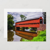 Sachs Covered Bridge Postkarte (Vorne/Hinten)