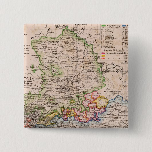 Sachsen, Anhalt Button (Vorderseite)