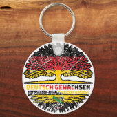 Sachsen-Anhalt Deutsch Deutschland Wurzeln Schlüsselanhänger (Vorderseite)