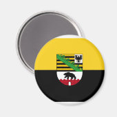 Sachsen Anhalt, Deutschland Magnet (Vorderseite/Rückseite)
