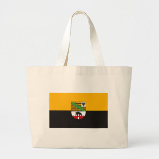 Sachsen-Anhaltflaggen-Taschen-Tasche Jumbo Stoffbeutel