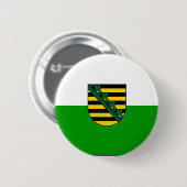 Sachsen, Deutschland Button (Vorne & Hinten)