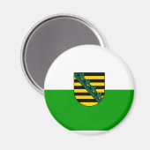 Sachsen, Deutschland Magnet (Vorderseite/Rückseite)