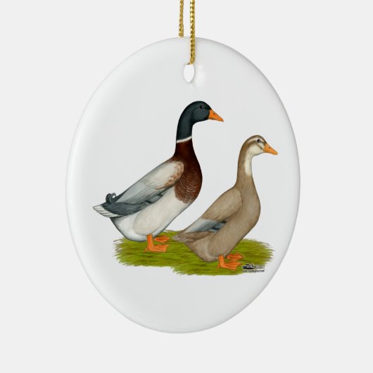 Sachsen-Enten Keramik Ornament (Rechts)