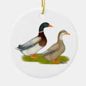 Sachsen-Enten Keramik Ornament (Vorne)