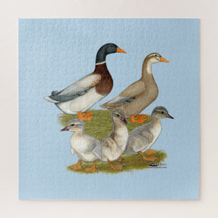 Sachsen-Entenfamilie Puzzle