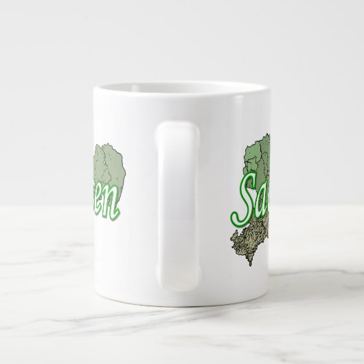Sachsen Jumbo-Tasse (Rückseite)