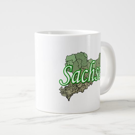 Sachsen Jumbo-Tasse (Vorderseite Rechts)