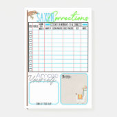 Sachsen-Mathematikkorrektur Post-it Klebezettel (Vorderseite)